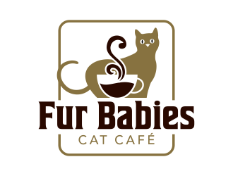 Fur Babies Cat Cafe logo design by ingepro