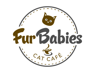 Fur Babies Cat Cafe logo design by ingepro