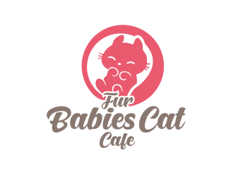 Fur Babies Cat Cafe logo design by veter