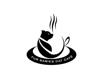 Fur Babies Cat Cafe logo design by naldart