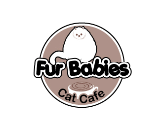 Fur Babies Cat Cafe logo design by deva
