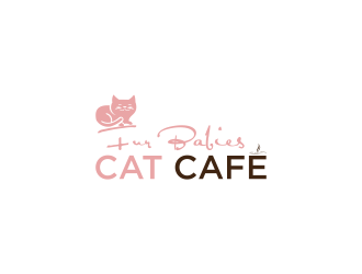 Fur Babies Cat Cafe logo design by luckyprasetyo