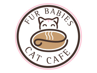Fur Babies Cat Cafe logo design by Vincent Leoncito