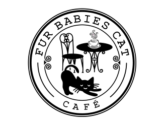 Fur Babies Cat Cafe logo design by aura