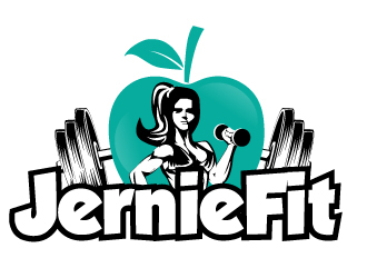 JernieFit logo design by ElonStark