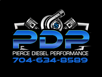 PDP, Pierce Diesel Performance logo design by kunejo