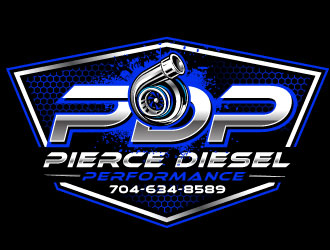 PDP, Pierce Diesel Performance logo design by REDCROW
