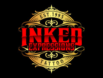 Inked Expressions  logo design by daywalker