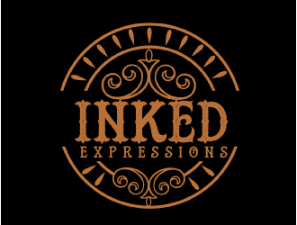 Inked Expressions  logo design by ElonStark