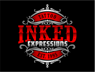 Inked Expressions  logo design by cintoko