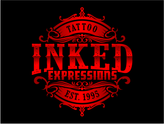 Inked Expressions  logo design by cintoko
