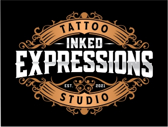 Inked Expressions  logo design by Mardhi