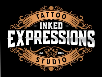 Inked Expressions  logo design by Mardhi
