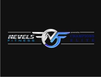 NEVELS FITNESS powered by CHAMPIONS ELITE logo design by maspion