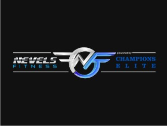 NEVELS FITNESS powered by CHAMPIONS ELITE logo design by maspion