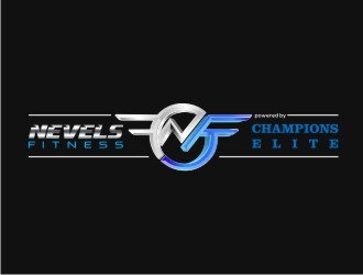 NEVELS FITNESS powered by CHAMPIONS ELITE logo design by maspion