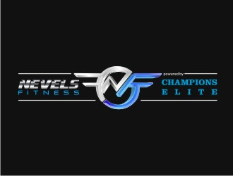 NEVELS FITNESS powered by CHAMPIONS ELITE logo design by maspion