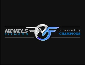 NEVELS FITNESS powered by CHAMPIONS ELITE logo design by maspion
