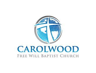 Carolwood Free Will Baptist Church logo design by CreativeKiller