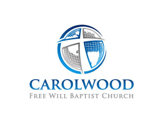 Carolwood Free Will Baptist Church logo design by CreativeKiller
