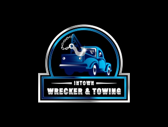 Intown Wrecker & Towing  logo design by DMC_Studio