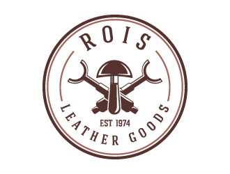 ROIS Leather Goods logo design by cybil
