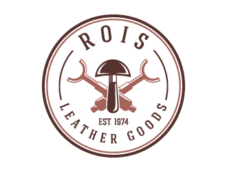 ROIS Leather Goods logo design by cybil