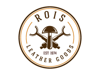ROIS Leather Goods logo design by cybil