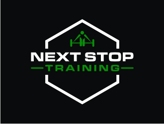 Next Stop training logo design by mbamboex