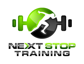 Next Stop training logo design by Garmos