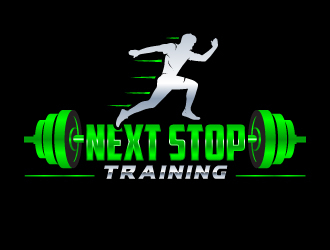 Next Stop training logo design by uttam
