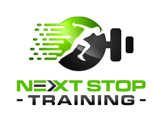 Next Stop training logo design by Garmos