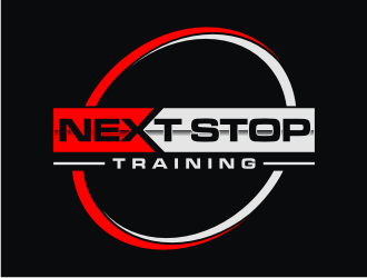 Next Stop training logo design by KQ5