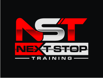 Next Stop training logo design by KQ5