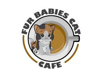 Fur Babies Cat Cafe logo design by nona
