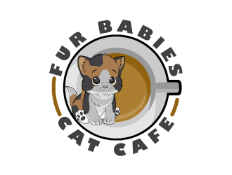 Fur Babies Cat Cafe logo design by nona