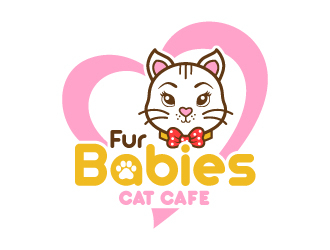 Fur Babies Cat Cafe logo design by uttam