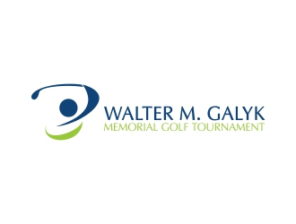 Walter M. Galyk Memorial Golf Tournament logo design by DMC_Studio