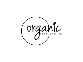 Uniquely Enriched small font print&gt; (organic hair & skin system) logo design by oke2angconcept