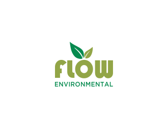 Flow Environmental logo design by oke2angconcept