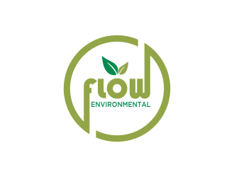 Flow Environmental logo design by oke2angconcept