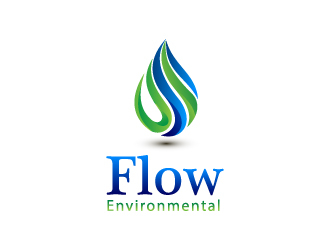 Flow Environmental logo design by drifelm