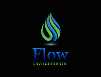 Flow Environmental logo design by drifelm