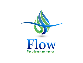Flow Environmental logo design by drifelm