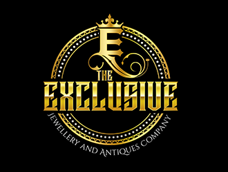The Exclusive Jewellery and Antiques Company logo design by 3Dlogos
