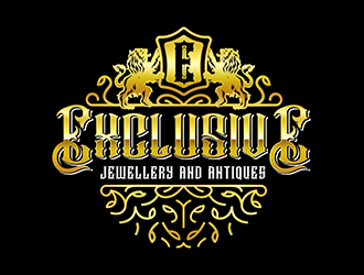 The Exclusive Jewellery and Antiques Company logo design by 3Dlogos