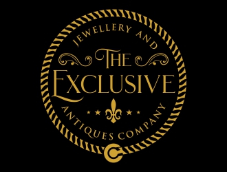 The Exclusive Jewellery and Antiques Company logo design by cikiyunn