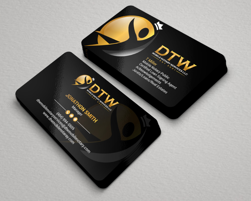 DTW Industries LLC logo design by Boomstudioz