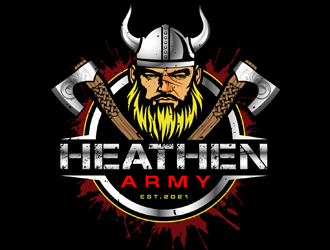 Heathen Army logo design by DreamLogoDesign