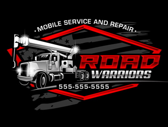 Road Warriors logo design by DreamLogoDesign